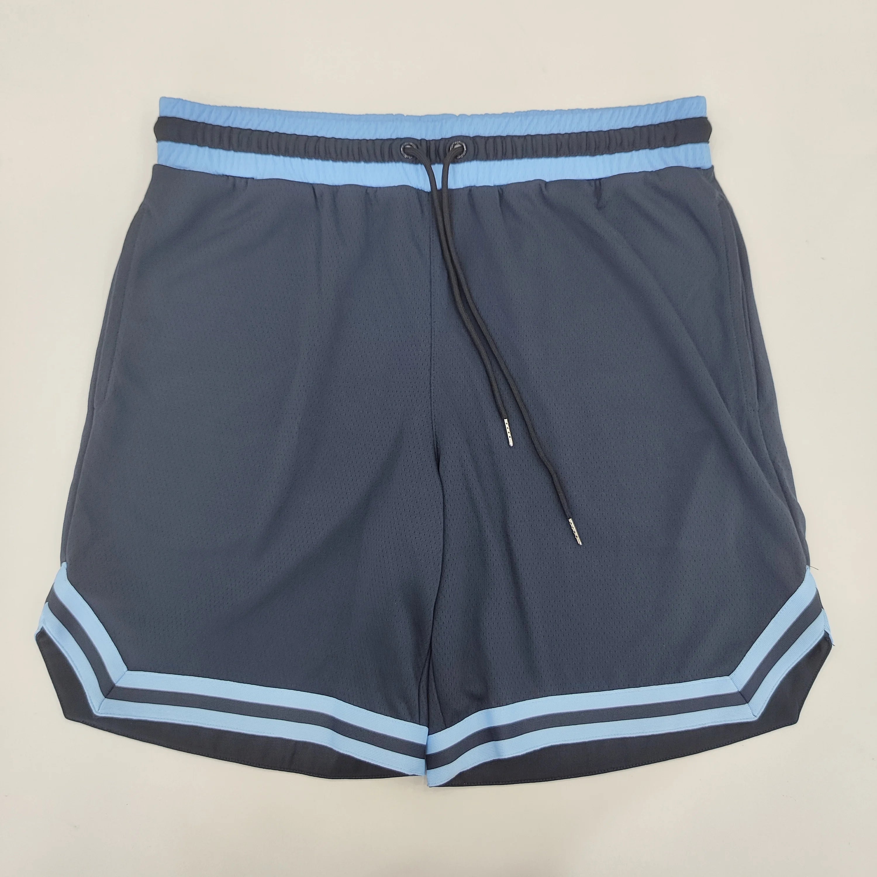 B433 Wholesale American Plus Size Luxury Design Breathable Mesh Basketball Shorts Sports Mens Shorts