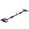 Tellusfit 28/34 Inch Wide Grip Lat Pulldown Attachments for Cable Machine Non-slip Handle with Steel & Rubber Material
