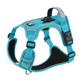 Oxford Cloth Reflective Dog Harness Fashionable XL Colorful Striped Pattern Explosion-Proof Anti-Loss Traction Rope for Pet