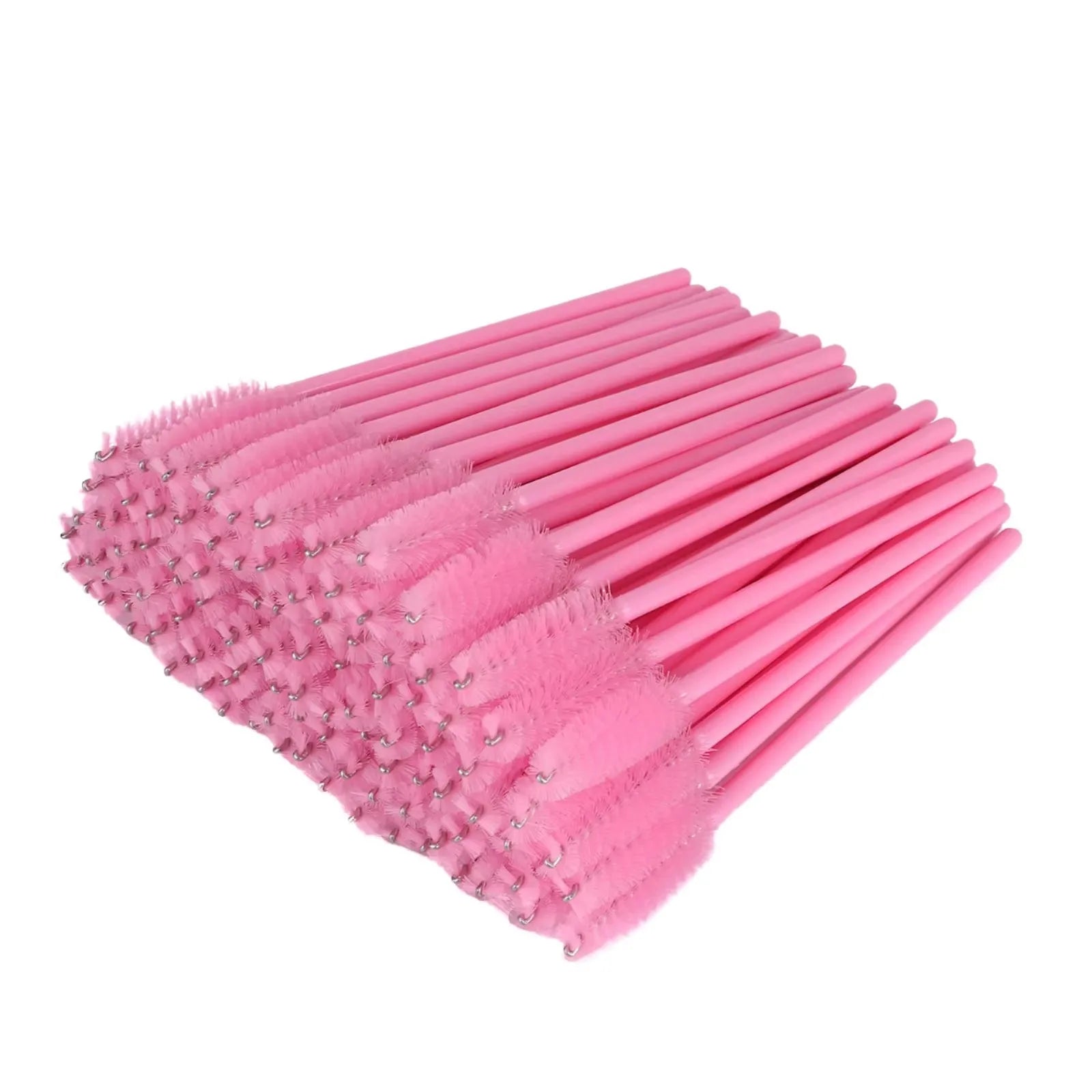 OEM Wholesale Disposable Nylon Lash Brush Mascara Wand 50pcs Lash Spoolies for Eyelash Extension