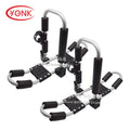 Yonk Aluminum Double Kayak Roof Top Carrier with Paddle Holder Folding Design 75kg Capacity Marine Grade Anodized Finish