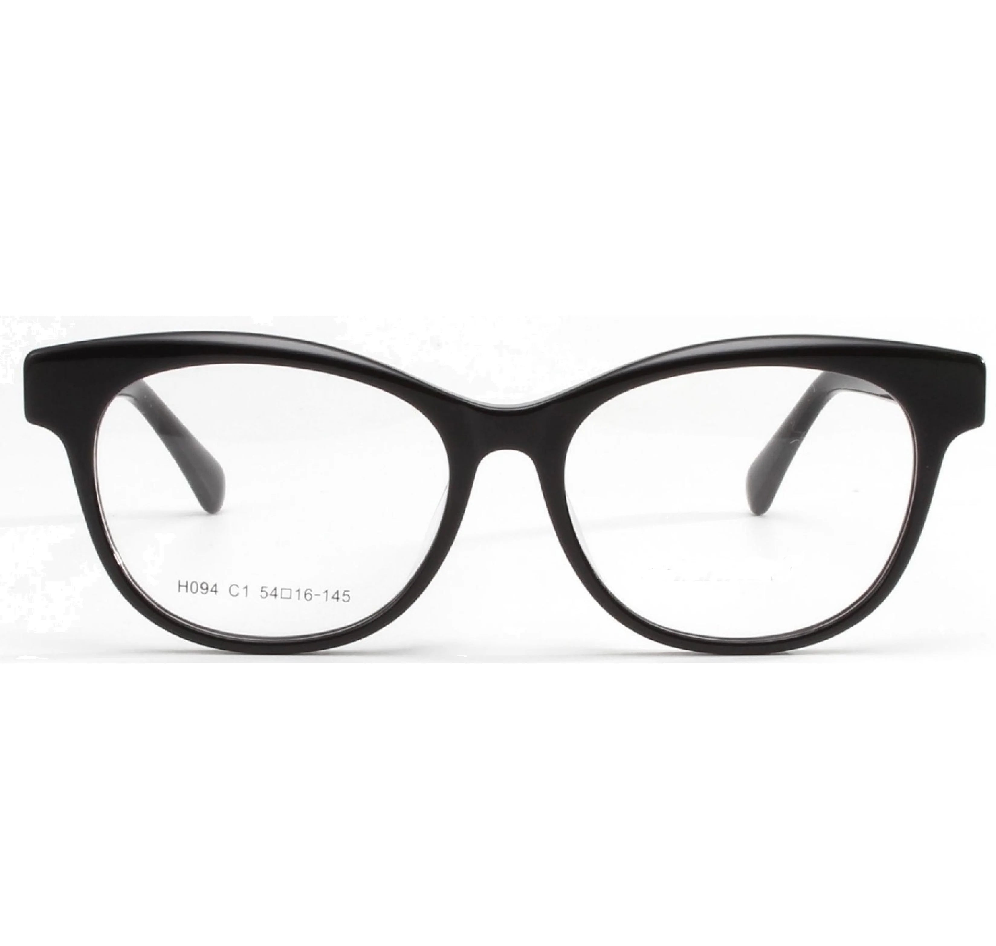 Unisex Acetate Solid Round Simple Fashion Anti Blue Light Eyeglasses Frame for Reading
