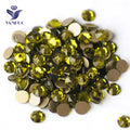 Olivine Flatback Rhinestones 10ss 16ss 20ss 30ss 40ss 50ss Rhinestones Non Hotfix Bulk Flatback Nail Rhinestones Bulk