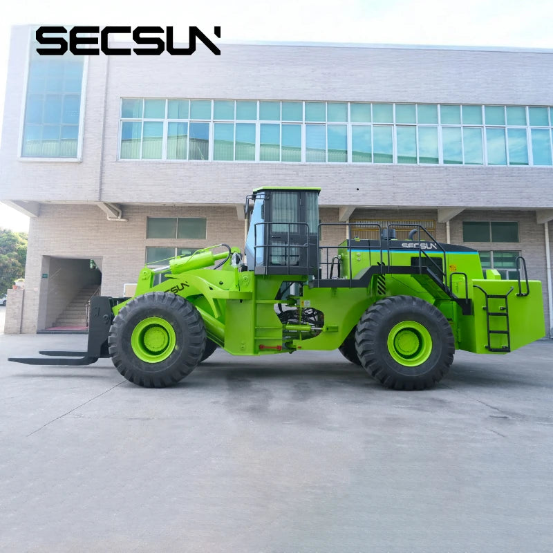 Secsun Wholesale Factory Price Fork Loader 18 Ton 23 Ton 28 Ton Wheel Loader With Fork Container Rotator