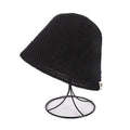 New Spring Summer Knitted Bucket Cap Breathable Knit Bucket Hat Outdoor Hat