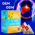 Chinaherbs Blended Milk Thistle Tea Herbal Nourishing Liver Cleanse for Fatty and Alcoholic Liver Stress 21 Bag