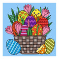 Ever Moment Diamond Painting Eggs Easter Basket Mosaic Decor Full Square Drill Diamond Embroidery Cross Stitch Handmade S2F2382