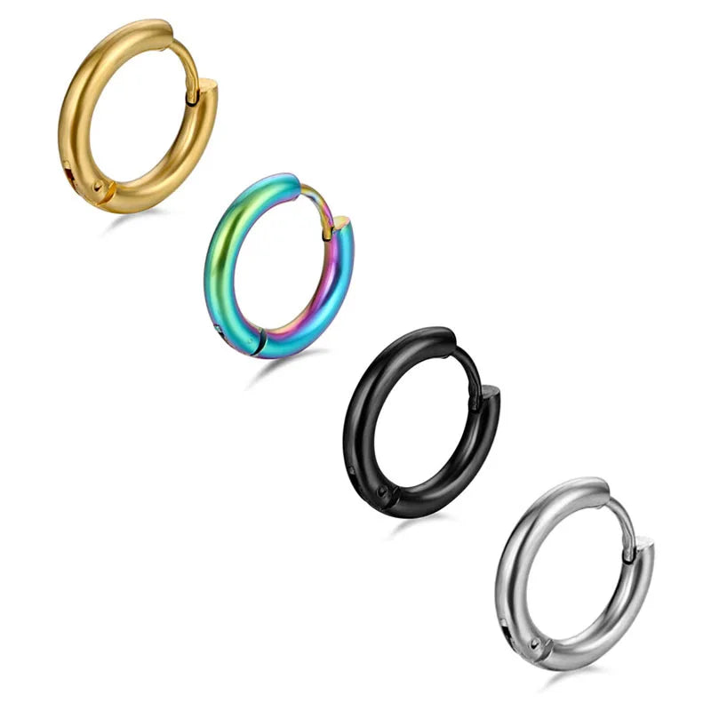 SC Wholesale Fashion Silver Gold Nose Ring Sexy Eyebrow Lip Ear Body Piercing Trendy Stainless Steel Nose Ring for Women