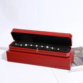 2024  Outer Pack Long Chain Anklet Jewelry Luxury Red Bracelet Packaging Box