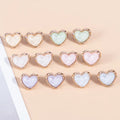Metal Shirt Buttons Small Incense Women's Clothes Knitted Cardigan Chiffon love Pearl Button Accessories