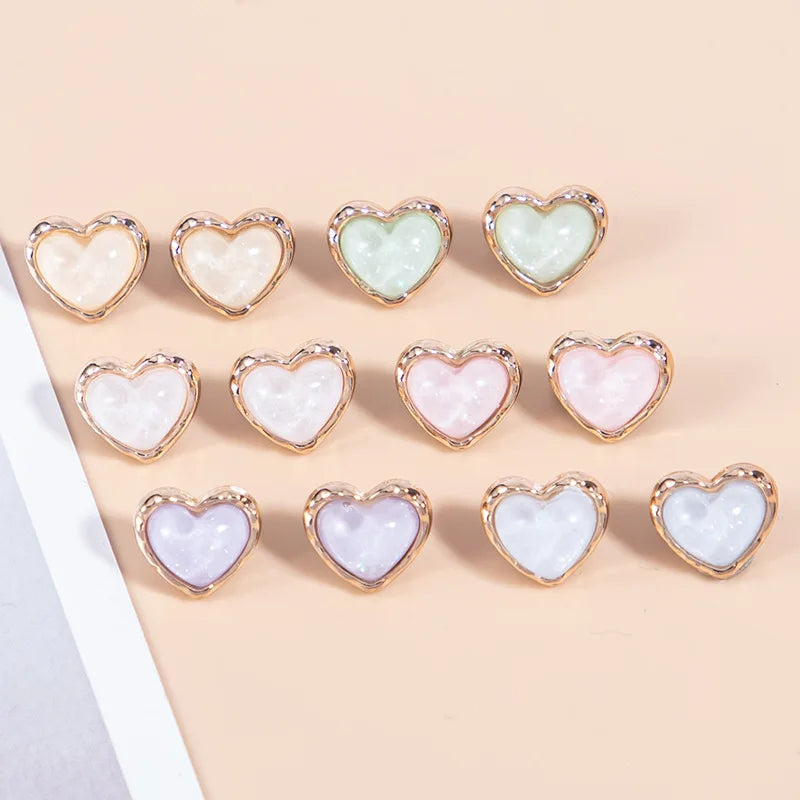 Metal Shirt Buttons Small Incense Women's Clothes Knitted Cardigan Chiffon love Pearl Button Accessories