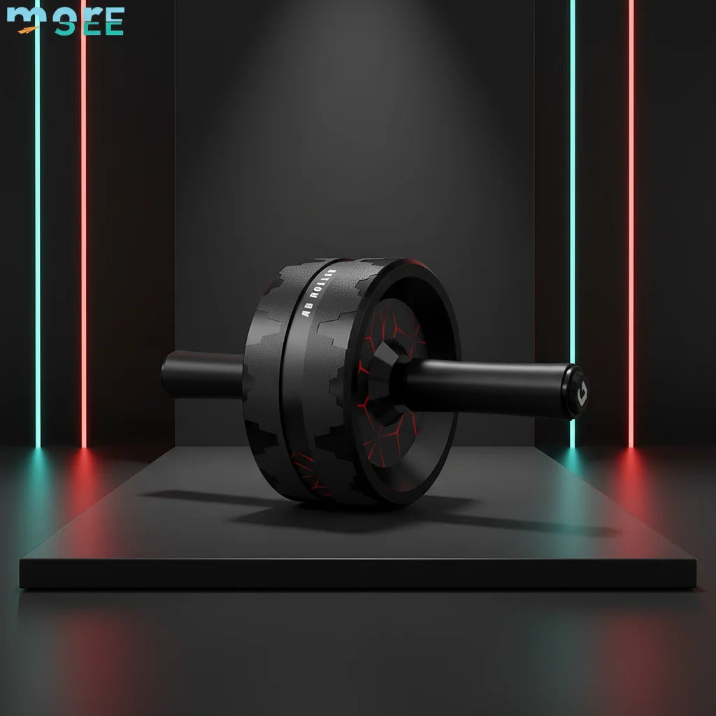 SeeMore Free Sample Ab Exercise Roller Wheel Workout Equipment Abdominal Core Strength Wheels
