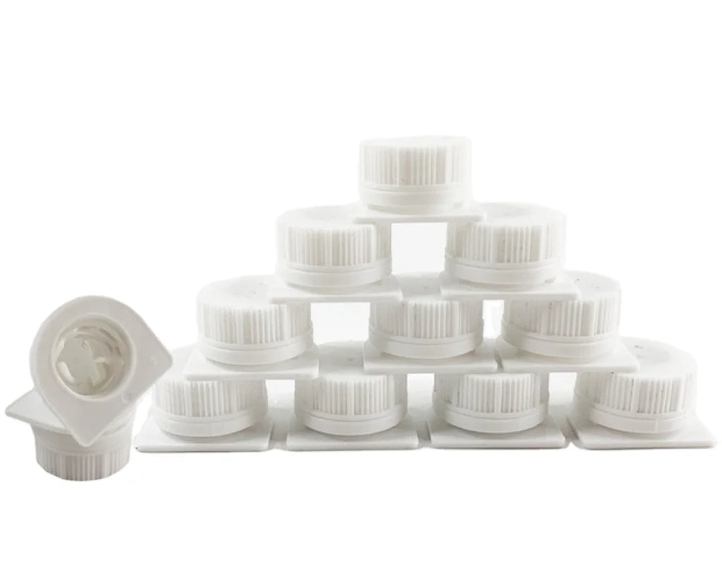 Antitheft Recycled PP Cap Milk Sterile Beverage Helicap PE Bottles Cap 250ML