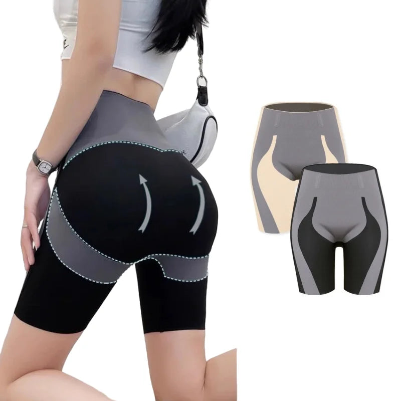TikTok Wholesale High Waist Tummy Control Hip Enhancer Butt Lifter Women Yoga Pants Fitness Waist Trainer Leggings Shapewear
