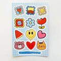 Waterproof Cute Decorative Stickers Vinyl Anime Label Custom Logo Sticker Label Laptop Cartoon Custom Stickers Sheet