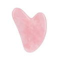 Facial Massager Tool Rollers Set Heart-shaped Pink Crystal Scraping Board Jade Facial Massage Roller Gua Sha
