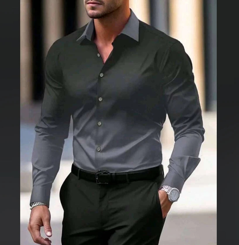 Manufacturer Custom Floral Pattern Men's Casual Streetwear Shirt Plus Size Formal Shirts for Men for Autumn Season
