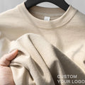 High Quality 100% Cotton Blank Men's Regular Fit Heavyweight T-shirts Solid Eco-Friendly Breathable Silk Screen Printed Custom