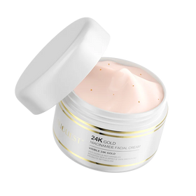 OEM Custom logo 24k Gold Face Cream Private Label Organic Moisturizing Whitening Anti Aging Wrinkle Face Care Cream