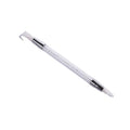 2024 Dual-End Silicone Nail Dotting Pen Tool Acrylic Brush with Colorful Diamond Rhinestone Inlays Two-Way Nail Art Tool