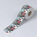 Custom Waterproof Foil Embossed Printed Label Textured Logo Wine Label Self Adhesive Roll Vinyl Stickers Packaging Labels