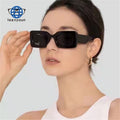 Teenyoun 20877 Custom Fashion Square Sun Glasses Ladies High-End Trendy Retro Sunglasses Vintage Shades