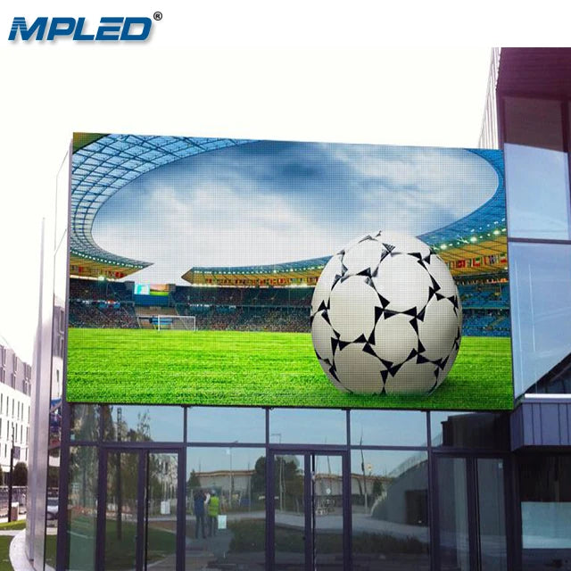 MPLED Billboard Advertising Panel P4 Single Double Pole Store HD Huge Full Color 5 X 3m Outdoor LED Display Screen