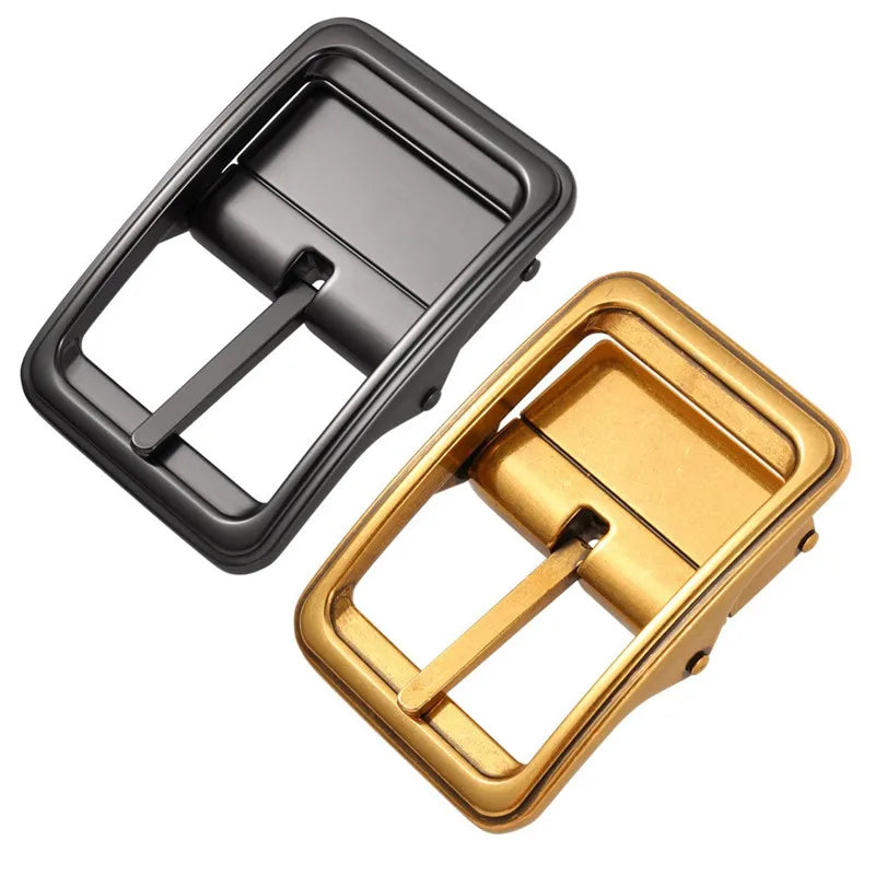 New Design Men's Pin Buckle for Belt With Holes Alloy Buckles Factory Custom Logo Wholesale