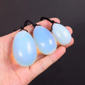 Huiying Natural Nephrite Jade crystal yoni eggs sets semi-precious stone opalite Yoni Eggs set for kegel exercise for women