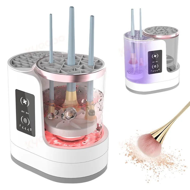 Portable High-Speed Electric Makeup Brush Cleaner Tool Automatic Self-Cleaning Brush Washing Machine
