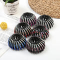 New Korean Rhinestone Ball Head Claw Hammer Coil Hair Device Bud Head Rhinestone Bird Nest Hair Clip