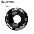 MEROCA for CNC Aluminum Alloy M18/M19/M20 Crank Cover Screws for  Iamok Road Bikes Use on MTB Mountain Bikes