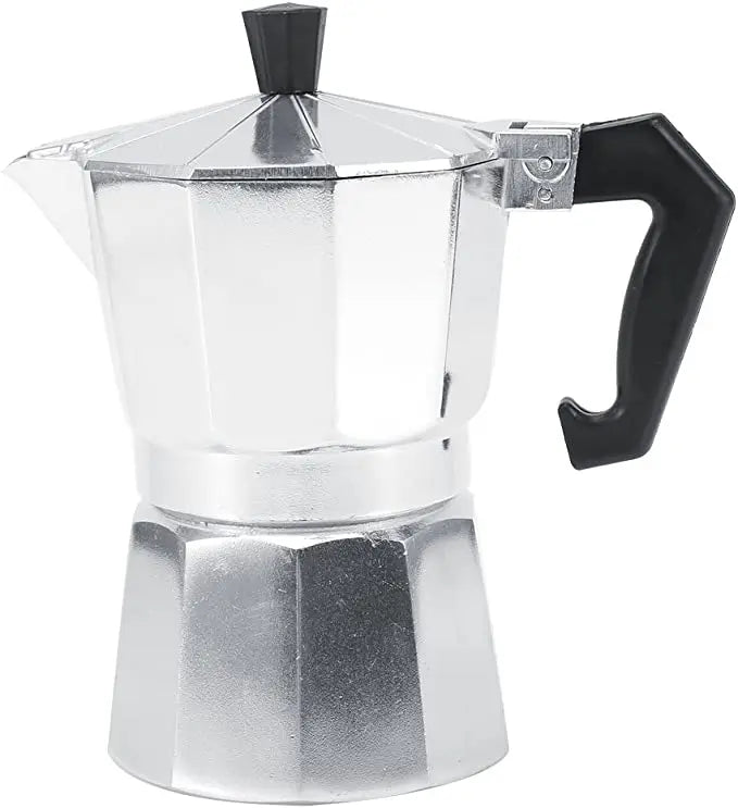 Portable Italian Moka Pot Espresso Maker Aluminium Body Business Feature Set Included Mini Stovetop Espresso Moka Pot