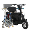 Yanfeng Airless Cold Spraying Athletic Field Line Marking Machine Dual-Gun Configuration Engine-Powered Pump Riding 2000W Motor
