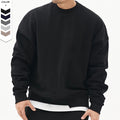 Exercise Essentials Plus Size Men's Hoodies Round Collar Athletic Works Soft Hoodie Loose Mens Active Hoodies