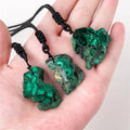 Spiritual Jewelry Slab Malachites Crystal Heal Natural Green Malachite Rough Fashion Pendants for Healing Reiki
