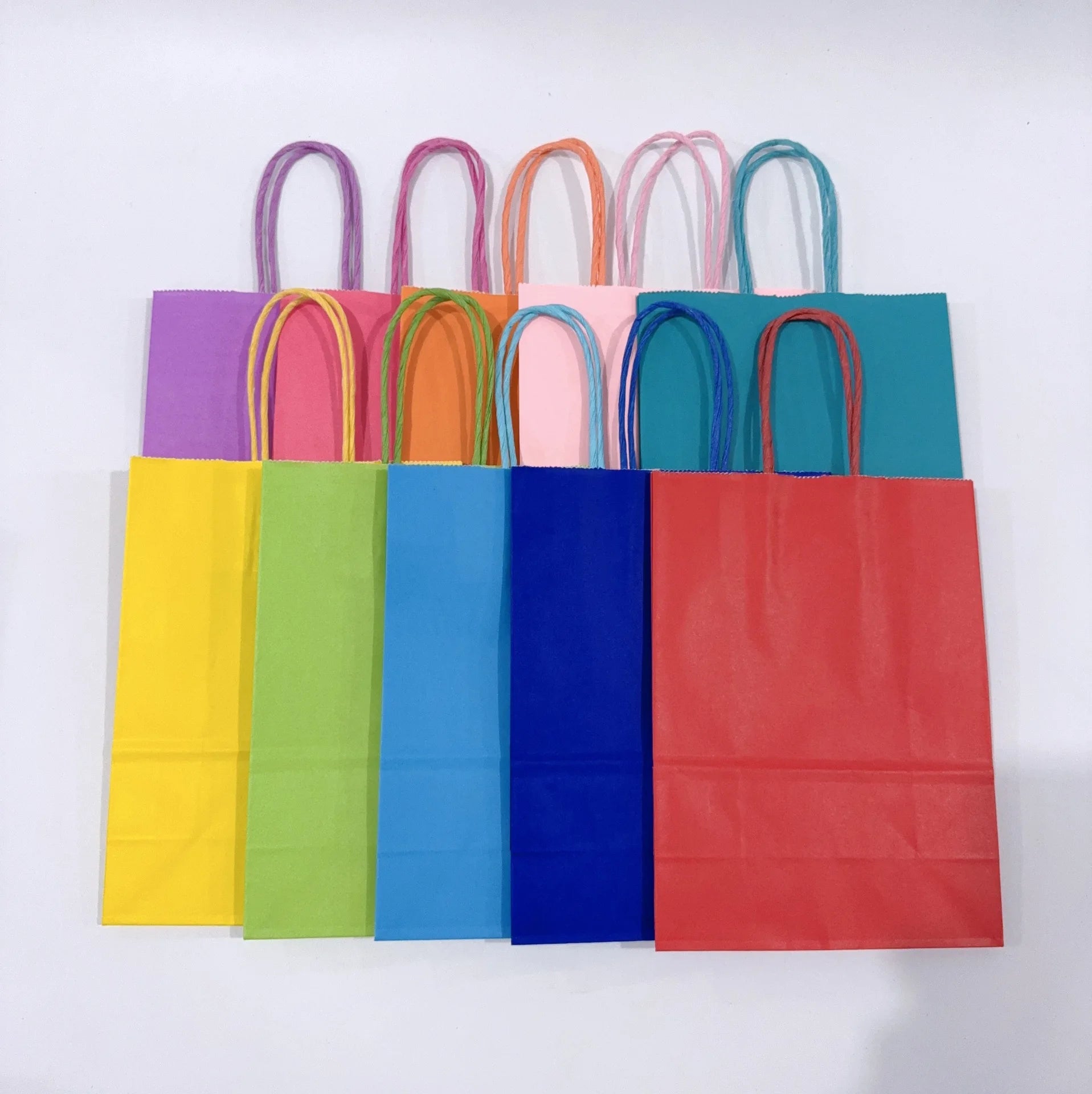 KM 26*12*33cm Gift Bags with Handles Small Paper Party Favor Bags for Kids Birthday