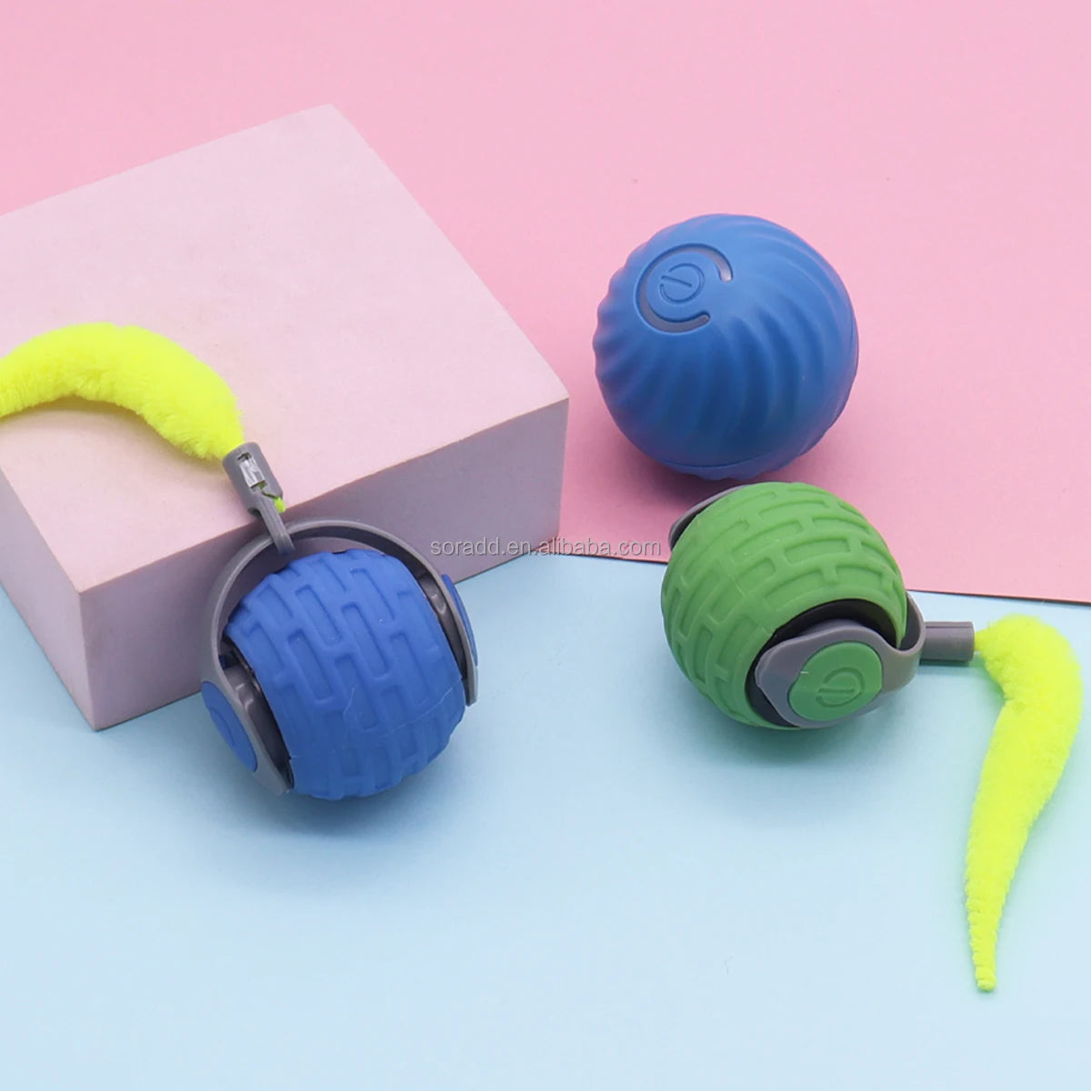 Cat chase toy New 3.0 Speedy Tail Cat Toy Entertainment Automatic Cat Ball Toy With Replaceable Tail