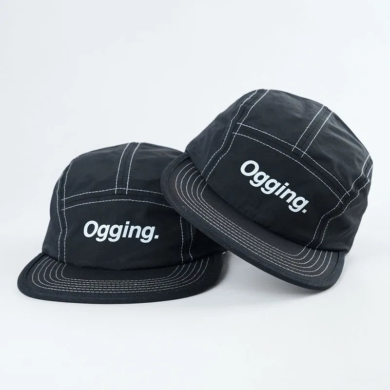 Yukaihe OEM Customization Y2K New Arrived Sports Camp Cap With Logo Printing White Stitching for Unisex
