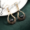 Hawaiian Jewelry Wholesale Delicate Jewelry Earrings14kGold Plated Simple Design Drop Earrings Pearl Hook Earrings for Women