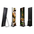 New P2.5 Exhibition Led Poster Display Led Poster Display Screen Led Poster Display Vertical Advertising Video Wall with Wheels