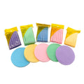 Skin-Friendly Disposable Eco-Friendly Facial Cleansing Sponges High Absorption Round Compressed Sponge for Facial Cleaning