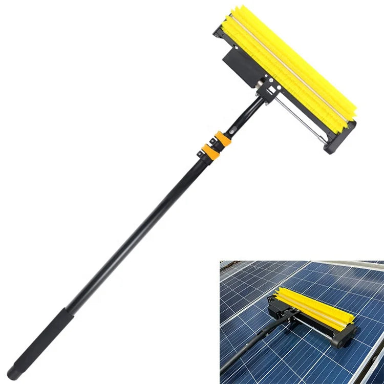 Dewande Telescopic Aluminum Handheld Water Brush for Photovoltaic & Window Cleaning Eco-Friendly Customizable Sizes OEM/ODM
