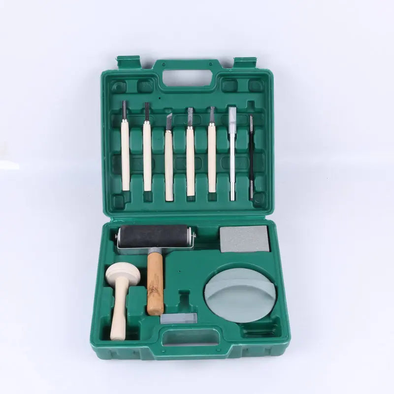 Lino Block Cutting Rubber Stamp Carving Tools for Print Making DIY Sculpture Necessary Tool