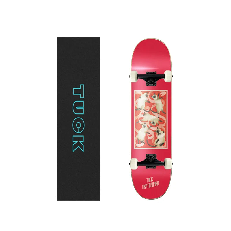 8.0 Inch 7ply Canadian Maple Custom Complete Pro Skate Board Skateboards for Adults Complete