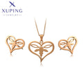 XUPING 65486 New Women Earring Necklace Bee Design Animals Shape Series Fashion Elegant Heart Stainless Steel Jewelry Set