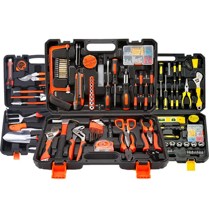 Home Hardware Hand Tool Combination Toolbox Auto Repair Toolkit  Electric Tool Box Gift Garden Toolbox Household Hand Tool Set