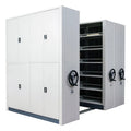 Mobile Modern Dense Frame Steel Compactor Filing Cabinet with Adjustable Shelf Space-Saving Design for Workshop & Gym Use