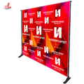 AkTop 8x8 ft Heavy Duty Aluminum Steel Base Backdrop Banner Stand Kit Portable Adjustable Photography Step Repeat Waterproof