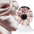 New Design Fashion Hair Accessories Oversize Malaysia Muslim Women Hijab Scrunchies Solid Crinkle Satin Elastic Hair Accessory